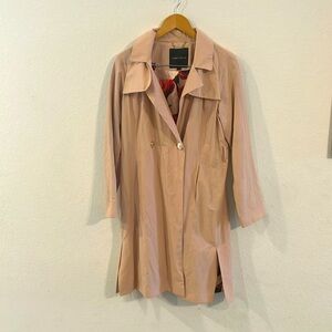 Ivanka Trump pastel pink trench coat